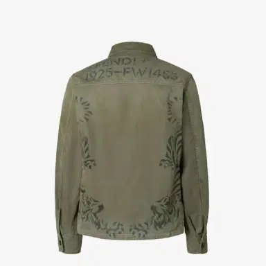 Fendi A long-sleeved jacket with a button fastening, finished | Thumbnail 2 Fendi A long-sleeved jacket with a button fastening, finished | Thumbnail 2