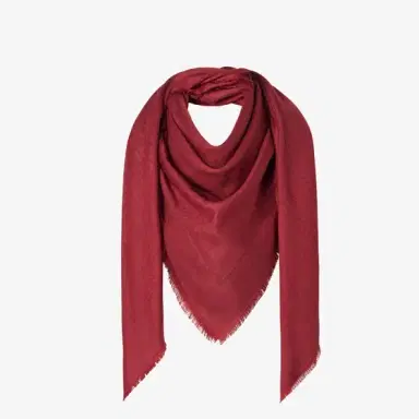 Fendi Large shawl with an FF Zucca jacquard motif | Thumbnail 3 Fendi Large shawl with an FF Zucca jacquard motif | Thumbnail 3