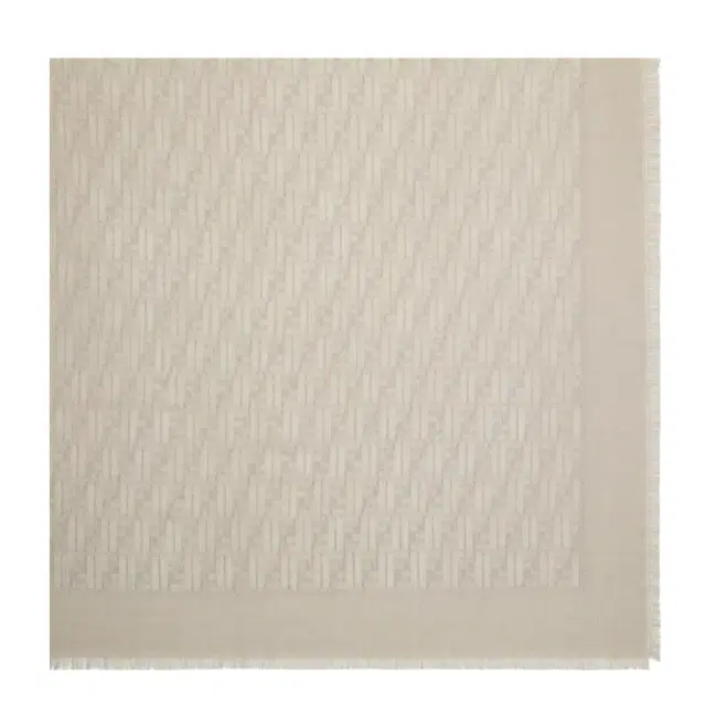 Fendi Large shawl with an FF Zucca jacquard motif