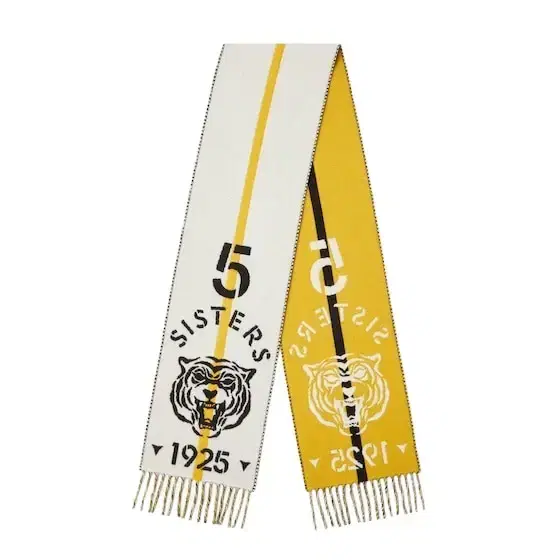 Fendi Double-sided long scarf with a jacquard weave that creates
