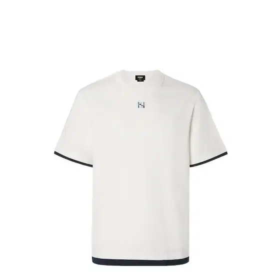 Fendi Oversized short-sleeved crew-neck T-shirt