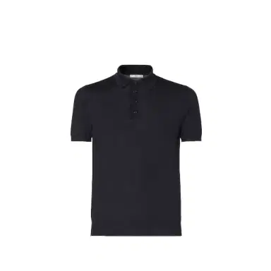 Fendi Short-sleeved polo shirt customised with contrasting yellow | Thumbnail 1 Fendi Short-sleeved polo shirt customised with contrasting yellow | Thumbnail 1