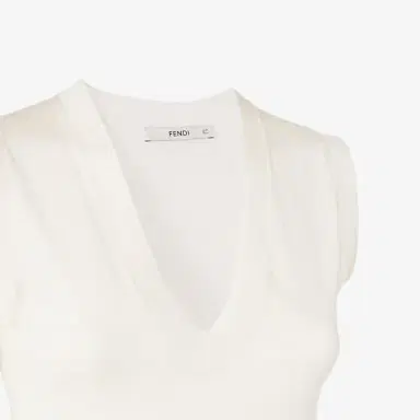 Fendi Sleeveless, fitted top with a V-neck | Thumbnail 3