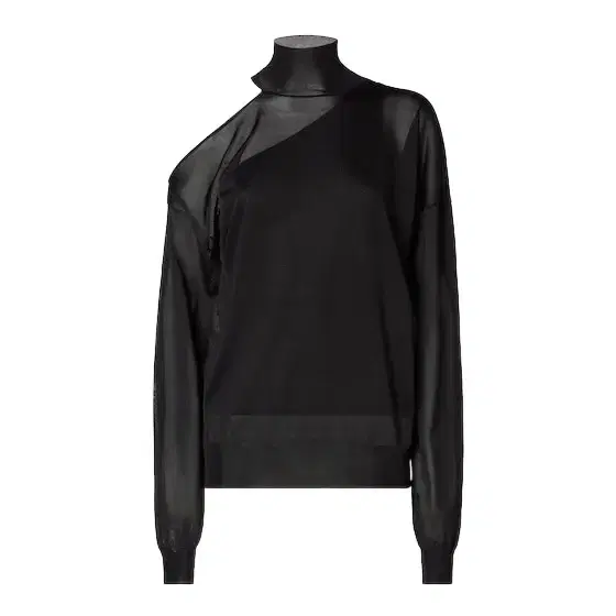 Fendi Turtleneck jumper with long, low-set sleeves and a cut-out