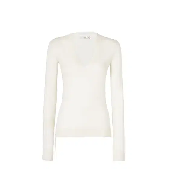 Fendi Slim-fit jumper with an essential silhouette, V-neck