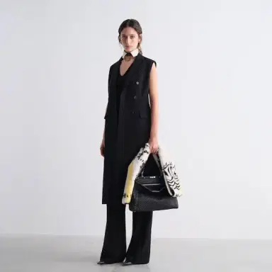 Fendi V-neck, sleeveless fitted top | Thumbnail 4 Fendi V-neck, sleeveless fitted top | Thumbnail 4