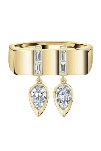 LORAIDA Diamond Double Vortex Hanging Ring | Thumbnail 1