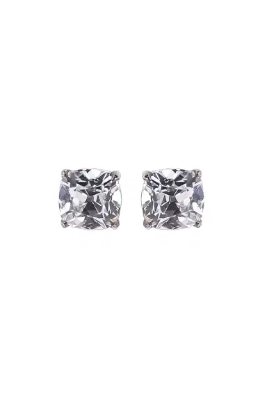 WITH LOVE TRAVEL Lab-Grown Diamond Old Mine Prong Stud Earrings - 3ct | Thumbnail 1
