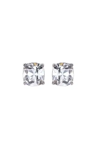 WITH LOVE TRAVEL Lab-Grown Diamond Old Mine Prong Stud Earrings - 4ct | Thumbnail 1