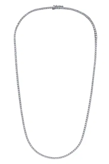 WITH LOVE TRAVEL Lab-Grown Diamond Tennis Necklace - 5ct | Thumbnail 1