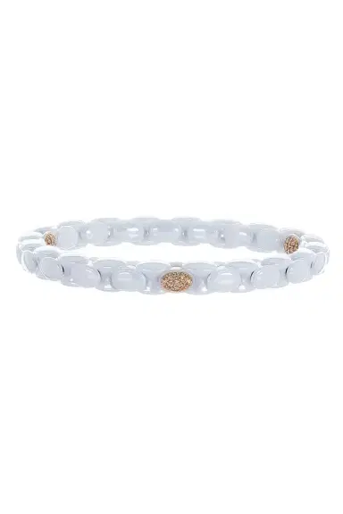 ROBERTO DEMEGLIO Three Diamond White Anaconda Bracelet | Thumbnail 1