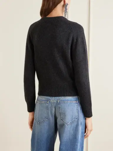 Isabel Marant Murielle Wool And Cashmere-blend Zip-up Cardigan | Thumbnail 4 Isabel Marant Murielle Wool And Cashmere-blend Zip-up Cardigan | Thumbnail 4