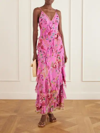 Camilla Embellished Ruffled Silk-georgette Maxi Dress | Thumbnail 2 Camilla Embellished Ruffled Silk-georgette Maxi Dress | Thumbnail 2