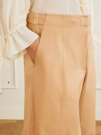 Ulla Johnson Sascha Cotton-twill Wide-leg Cropped Pants | Thumbnail 5 Ulla Johnson Sascha Cotton-twill Wide-leg Cropped Pants | Thumbnail 5