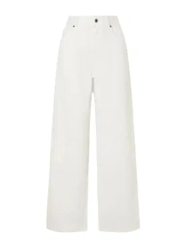 Loewe Anagram-embroidered Mid-rise Wide-leg Jeans | Thumbnail 1 Loewe Anagram-embroidered Mid-rise Wide-leg Jeans | Thumbnail 1
