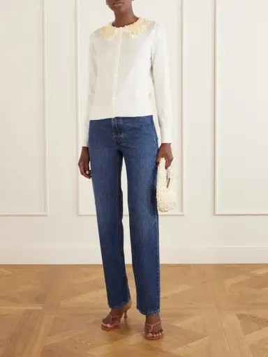 Ulla Johnson Anna Embellished Merino Wool Cardigan | Thumbnail 2