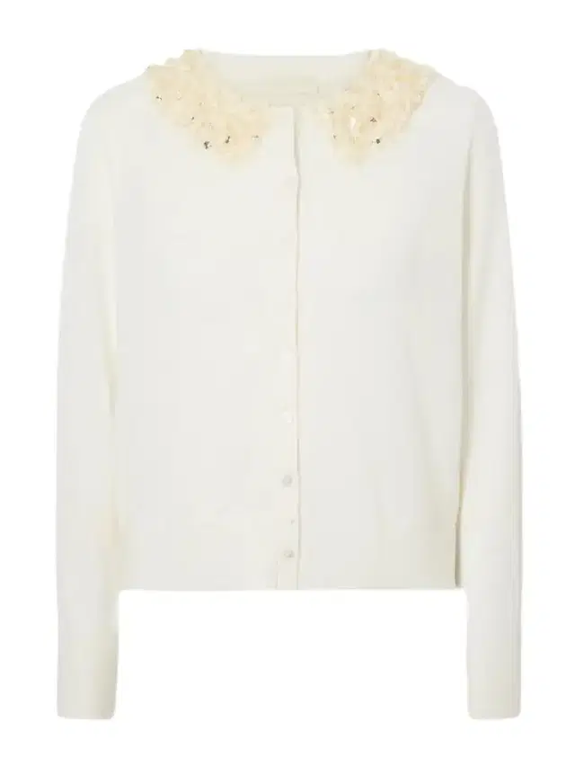 Ulla Johnson Anna Embellished Merino Wool Cardigan
