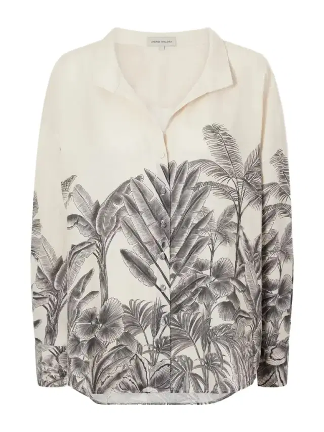 Cielos Lejanos Printed Linen Shirt