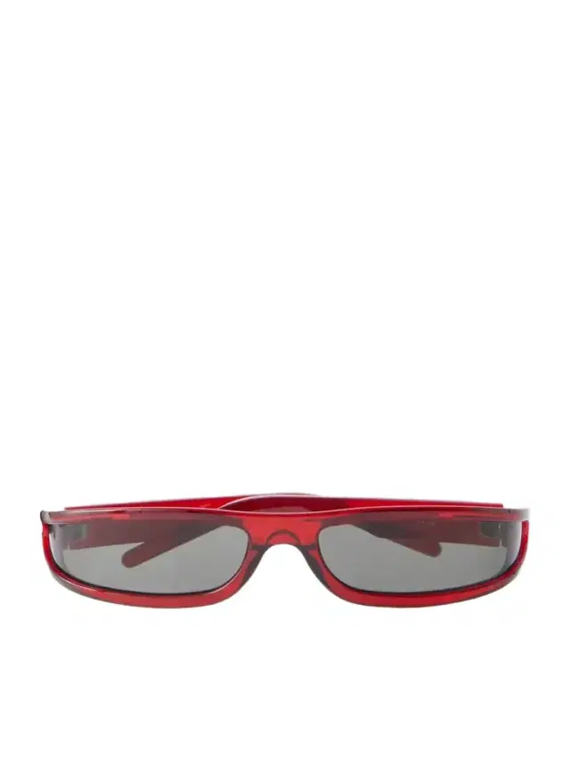 Rick Owens Wrap Around Acetate Sunglasses