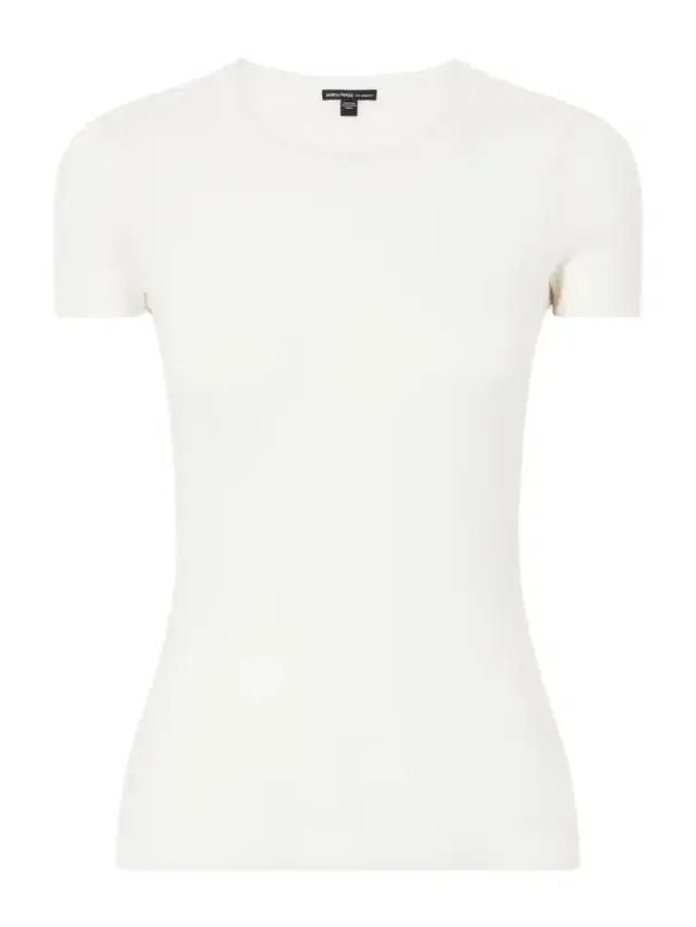James Perse Ribbed Cotton And Cashmere-blend T-shirt