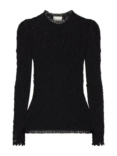 Isabel Marant Brany Scalloped Stretch-lace T-shirt | Thumbnail 1 Isabel Marant Brany Scalloped Stretch-lace T-shirt | Thumbnail 1