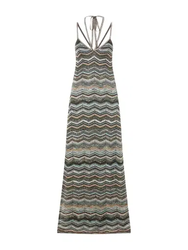 Missoni Striped Metallic Crochet-knit Maxi Dress | Thumbnail 1 Missoni Striped Metallic Crochet-knit Maxi Dress | Thumbnail 1