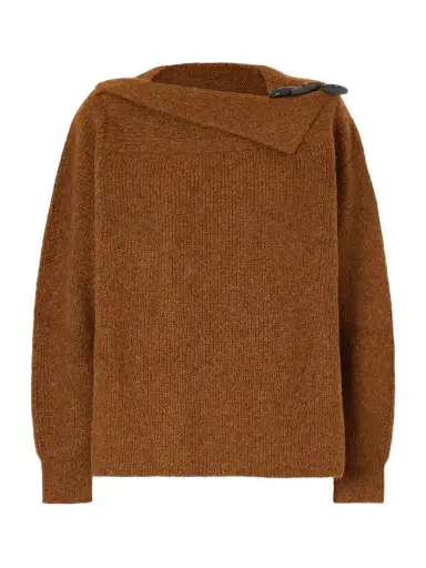 Isabel Marant Thais Button-detailed Ribbed Alpaca-blend Sweater | Thumbnail 1 Isabel Marant Thais Button-detailed Ribbed Alpaca-blend Sweater | Thumbnail 1