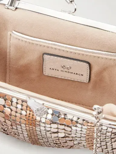 Anya Hindmarch Maud Tassel Chainmail Clutch | Thumbnail 6 Anya Hindmarch Maud Tassel Chainmail Clutch | Thumbnail 6