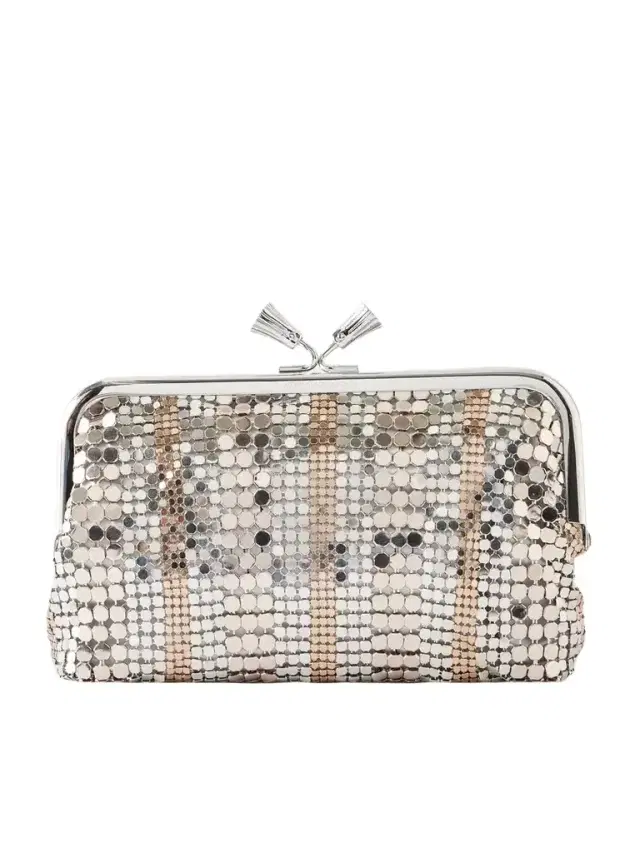 Anya Hindmarch Maud Tassel Chainmail Clutch