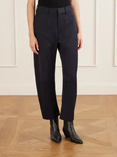 Nili Lotan Shon Wool-gabardine Straight-leg Pants | Thumbnail 3 Nili Lotan Shon Wool-gabardine Straight-leg Pants | Thumbnail 3