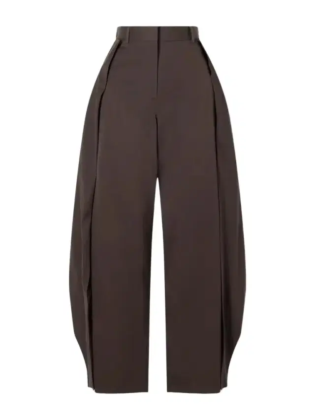 Loewe Tiered Cotton And Silk-blend Gabardine Wide-leg Pants