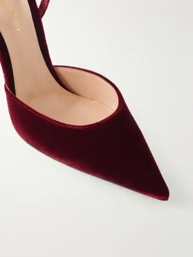 Gianvito Rossi Velluto 95 Velvet Pumps | Thumbnail 5 Gianvito Rossi Velluto 95 Velvet Pumps | Thumbnail 5