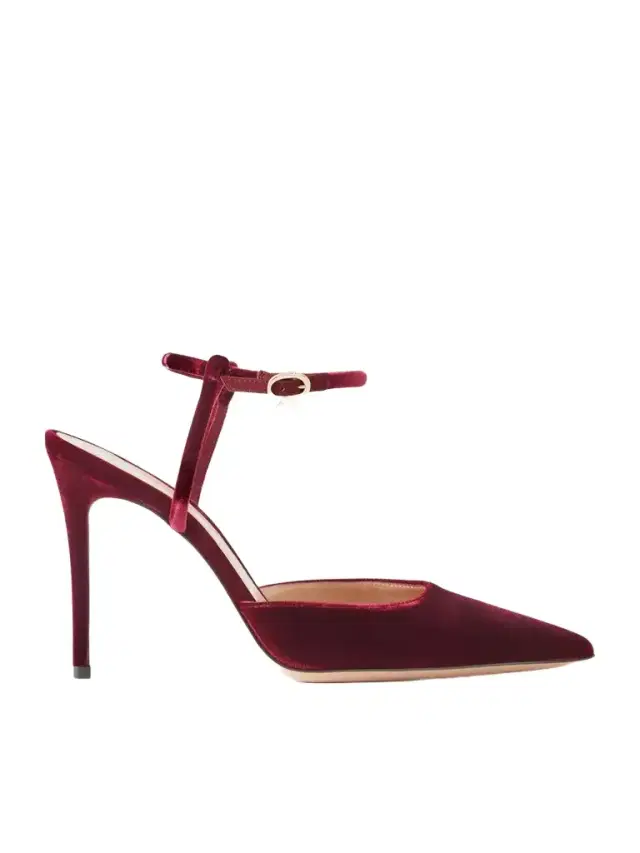 Gianvito Rossi Velluto 95 Velvet Pumps