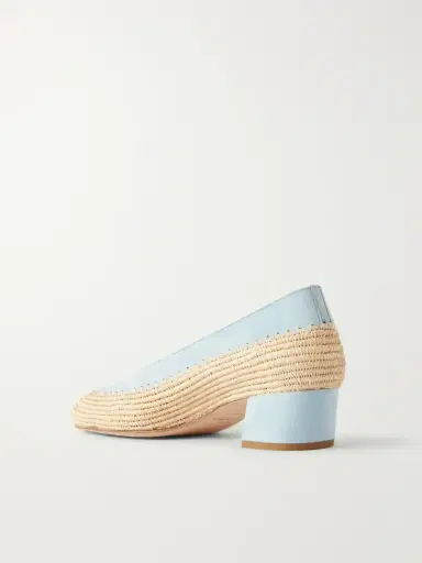 Gabriela Hearst Strength 40 Crocheted Suede Pumps | Thumbnail 3