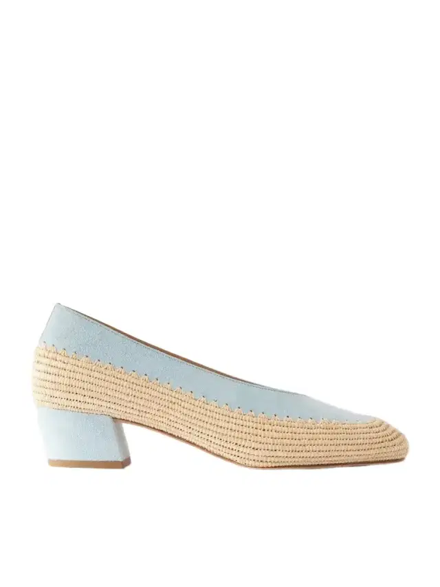 Gabriela Hearst Strength 40 Crocheted Suede Pumps