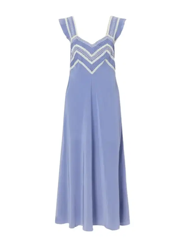 Rixo Bailee Crochet-trimmed Silk-crepe De Chine Midi Dress