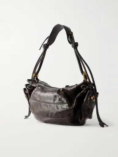 Isabel Marant Maia Snake-effect Leather Shoulder Bag | Thumbnail 4 Isabel Marant Maia Snake-effect Leather Shoulder Bag | Thumbnail 4