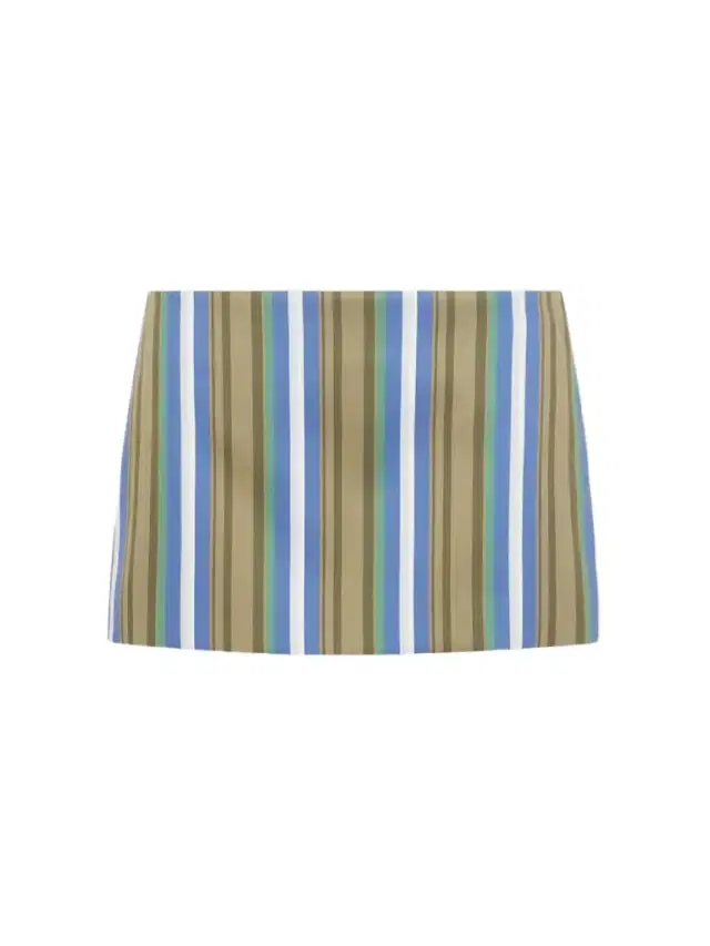 Hera Striped Cotton-poplin Mini Skirt