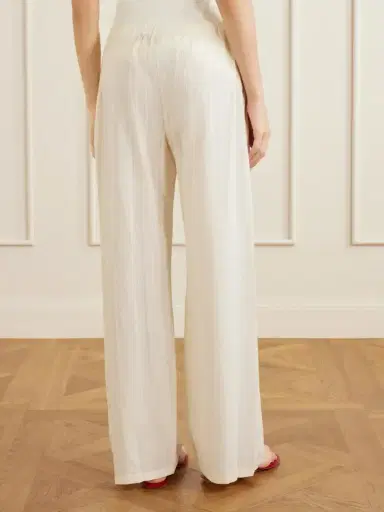 Theory Cotton-poplin Wide-leg Pants | Thumbnail 4 Theory Cotton-poplin Wide-leg Pants | Thumbnail 4