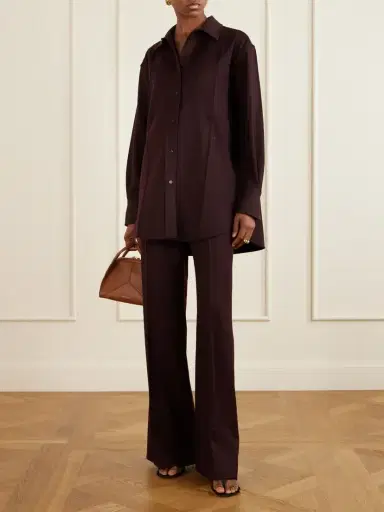 Victoria Beckham Plié Mini Leather Shoulder Bag | Thumbnail 3 Victoria Beckham Plié Mini Leather Shoulder Bag | Thumbnail 3