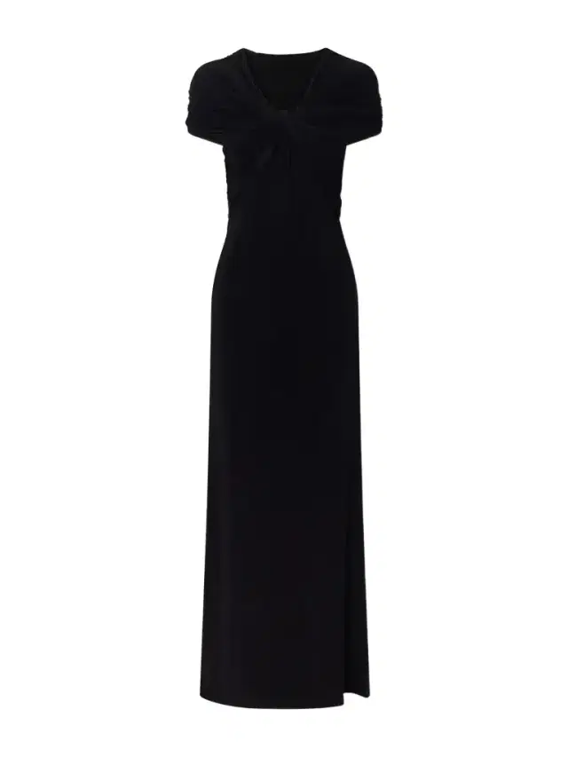 Tove Rama Gathered Jersey Maxi Dress