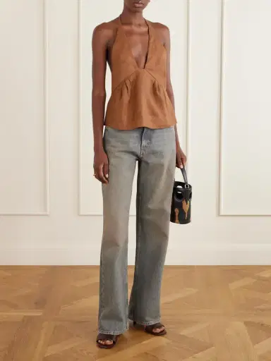 SIR. Freja Linen Halterneck Tank | Thumbnail 2 SIR. Freja Linen Halterneck Tank | Thumbnail 2