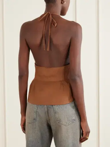 SIR. Freja Linen Halterneck Tank | Thumbnail 3 SIR. Freja Linen Halterneck Tank | Thumbnail 3