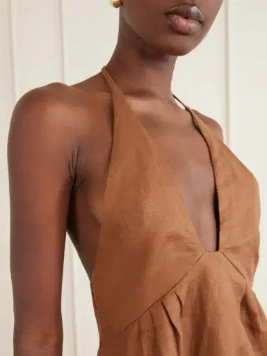 SIR. Freja Linen Halterneck Tank | Thumbnail 4 SIR. Freja Linen Halterneck Tank | Thumbnail 4