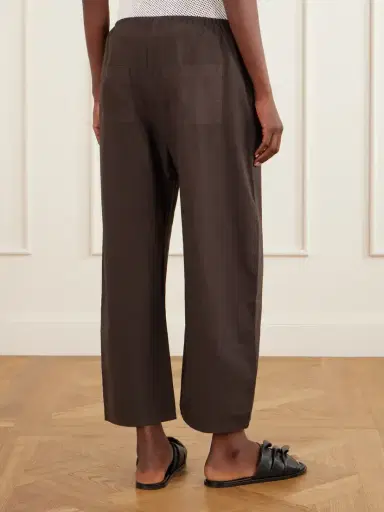 LESET Kyoto Cotton-poplin Low-rise Wide-leg Pants | Thumbnail 4 LESET Kyoto Cotton-poplin Low-rise Wide-leg Pants | Thumbnail 4