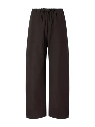 LESET Kyoto Cotton-poplin Low-rise Wide-leg Pants | Thumbnail 1 LESET Kyoto Cotton-poplin Low-rise Wide-leg Pants | Thumbnail 1