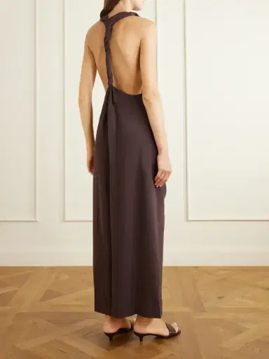 Proenza Schouler Selena Crepe Maxi Dress | Thumbnail 3 Proenza Schouler Selena Crepe Maxi Dress | Thumbnail 3