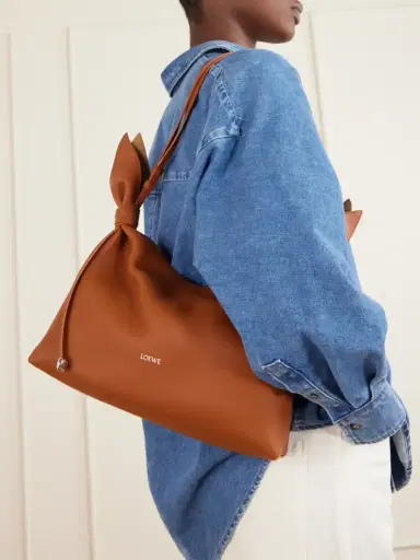 Loewe Scarf Medium Knot-detailed Leather Shoulder Bag | Thumbnail 2