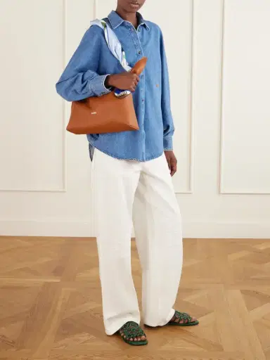 Loewe Scarf Medium Knot-detailed Leather Shoulder Bag | Thumbnail 3