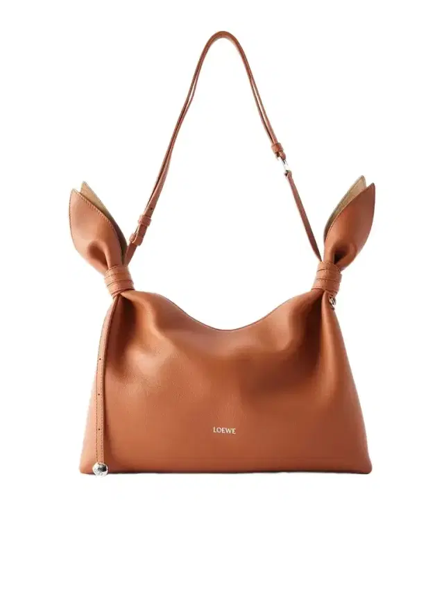 Loewe Scarf Medium Knot-detailed Leather Shoulder Bag